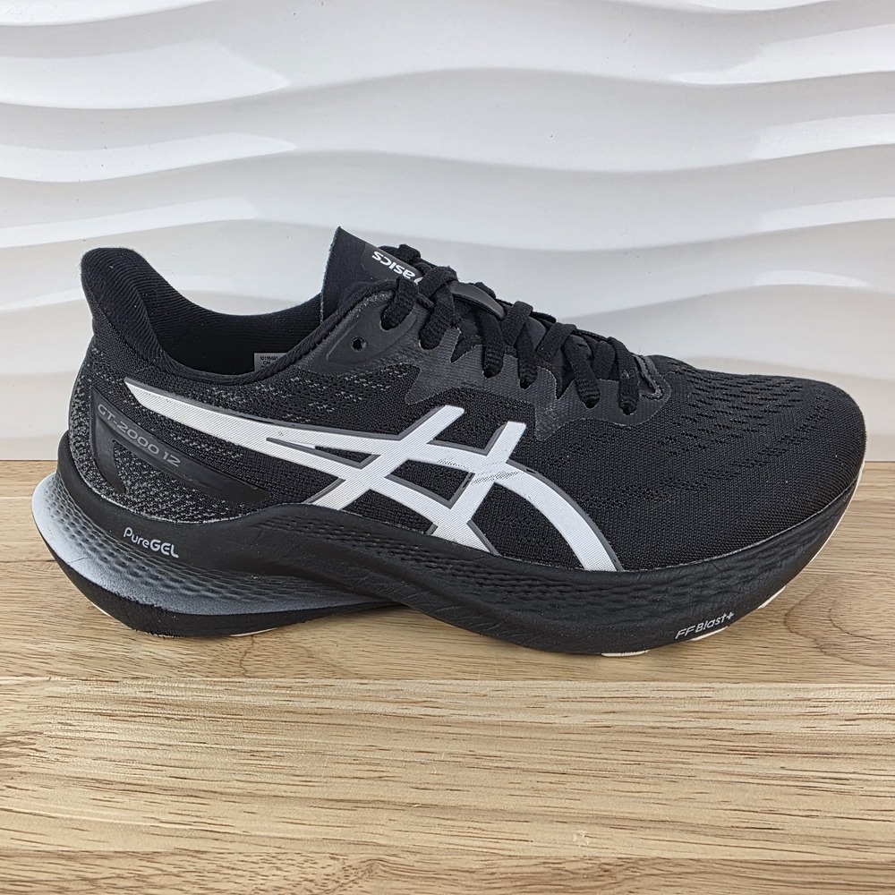 Asics GT-2000 12 Sneakers Mens Size 7 Black Athletic Running Shoes 1011B691